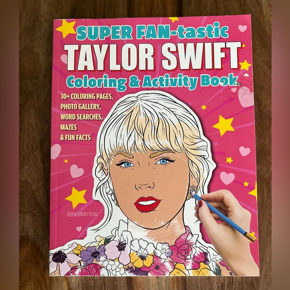 SUPER FAN-tastic Taylor Swift Coloring & (Paperback)